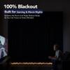 Deconovo 100% Blackout Curtains with Black Liner, Thermal Insulated NoiseReducing Grommet Drapes, DoubleLayer Room Darkening for Bedroom, Nursery, Home Office, 2 Panels, Navy, 52W x 84L view 2