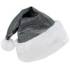 SeasonsTrading Sparkly Black Santa Hat -Child Teen Adult Christmas Costume Party view 1
