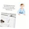 Child Safety Locks 20pcs Kids Safety Locks Cabinet Locks Child Safety Drawer Locks for Refrigerators Doors White Cabinet Child Safety Locks view 3