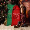 AOOTOOSPORT 3 Pcs Large Santa Sacks Christmas Canvas Bag with Drawstrings, Extra Large Reusable Santa Sack for Gifts, Christmas Halloween Thanksgiving New Year Party Supplies - Size 27.5 x19.5 Inch view 3