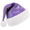 SeasonsTrading Sparkly Purple Santa Hat - Fun Teen Adult Christmas Costume Party view 1