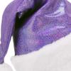 SeasonsTrading Sparkly Purple Santa Hat - Fun Teen Adult Christmas Costume Party view 2