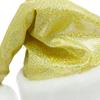 SeasonsTrading Sparkly Yellow Santa Hat - Fun Child Teen Adult Christmas Costume view 2
