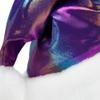 SeasonsTrading Metallic Rainbow Santa Hat - Teen Adult Christmas Costume Party view 2