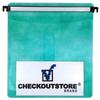 (400) CheckOutStore CD Double-Sided Refill Plastic Hanging Sleeve (Green) view 1