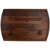 Award of Recognition-Personalized Wooden Cutting Board for Kitchen Juice Groove Natural Custom Engraved in USA, Teacher Appreciation, Graduation Retirement Coach Boss (Walnut 10.5x16 Inch) view 1