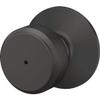 SCHLAGE B&B KNOB BOWRY MTTE BLK view 4