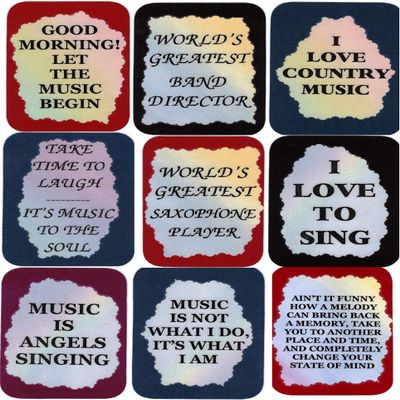 144 3" x 4" Refrigerator Magnet Assortment Buy and Resell Wholesale Music Inspirational Singing Musician Instrument Band Choir Director Country Classical Orchestra Symphony Kitchen Decor Sayings