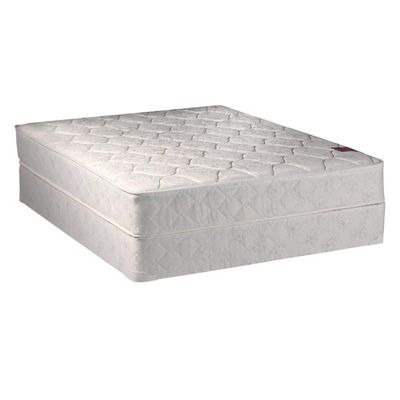 Dream Solutions USA Dream Sleep Legacy 1-Sided None Flip Full Mattress Set with Bed Frame Included - Spinal Support, Orthopedic, Longlasting Comfort