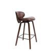 bar stool, Simple Solid Wood, Solid Wood Frame, Rivet Inlay, Cushion Butterfly Design, Kitchen Island Breakfast Chair (Size : H69cm) view 1