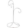 Bard's 3 Tiered Silver Ornament Stand, Tree, 10.75" H x 5.125" W x 5.125" D view 1