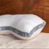 Eli & Elm | Best Ergonomic Side Sleeper Pillow for Neck Pain. Supportive Cooling Latex Fill with Luxury Breathable Cover. U-Shape Contoured Design. Queen Size Bed Pillow - 17" X 29" view 4