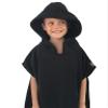 Kids Hooded Towel Swimming Robe Surf Beach Poncho in Microfiber w Adjustable Sleeves (Choose Color) (Aqua, Teen) view 2