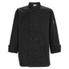 Winco Men's Tapered Fit Chef Jacket, 2XL, Black view 1