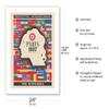 1937 International Exhibition - Paris France - Arts and Techniques - Vintage Exhibition Poster by Jean Carlu - Bamboo Fine Art 290gsm Paper Print (Unframed) 24x32in view 2