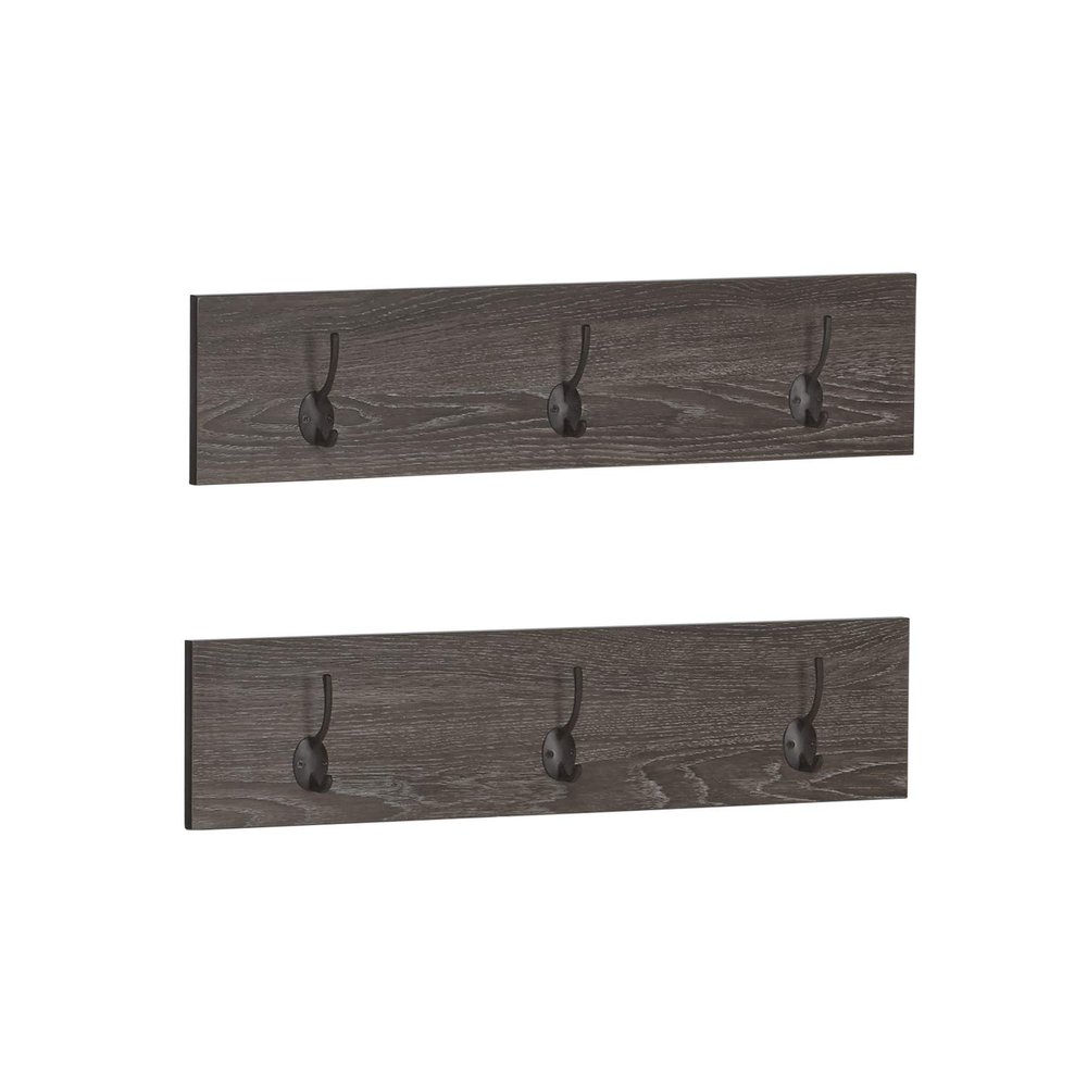 Afton 3-Hook Coat Rack (2 Pack)