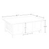 RiverRidge Home RiverRidge Activity Table, White with Golden Yellow Bins view 3