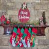 Lulu Decor Black Christmas Stocking Holders for Mantle Set of 5 - Heavy Cast Iron Weighted Strong & Sturdy Low Profile Flat Base Stocking Hooks, Simple Design for Mantle Decor Weighs 2 lbs 10 oz Each view 2