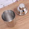 1 Set Stainless Steel Cocktail Kit Wooden Base Cocktail Mixing Kit Drink Mixer Bartender Tools (550ML) view 4