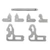 Prolinemax Fraction Radius Gage Set of 25 PC 1/64 to 1/2 Inch Machinist Inspection Tool view 3