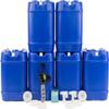 Legacy Food Storage Emergency Water Storage Containers, Long Term 5 Gallon Water Tank - 6 Stackable Food Grade Tanks Included, for Camping, Prepping, Survival - 30 Gallon Total Capacity view 1