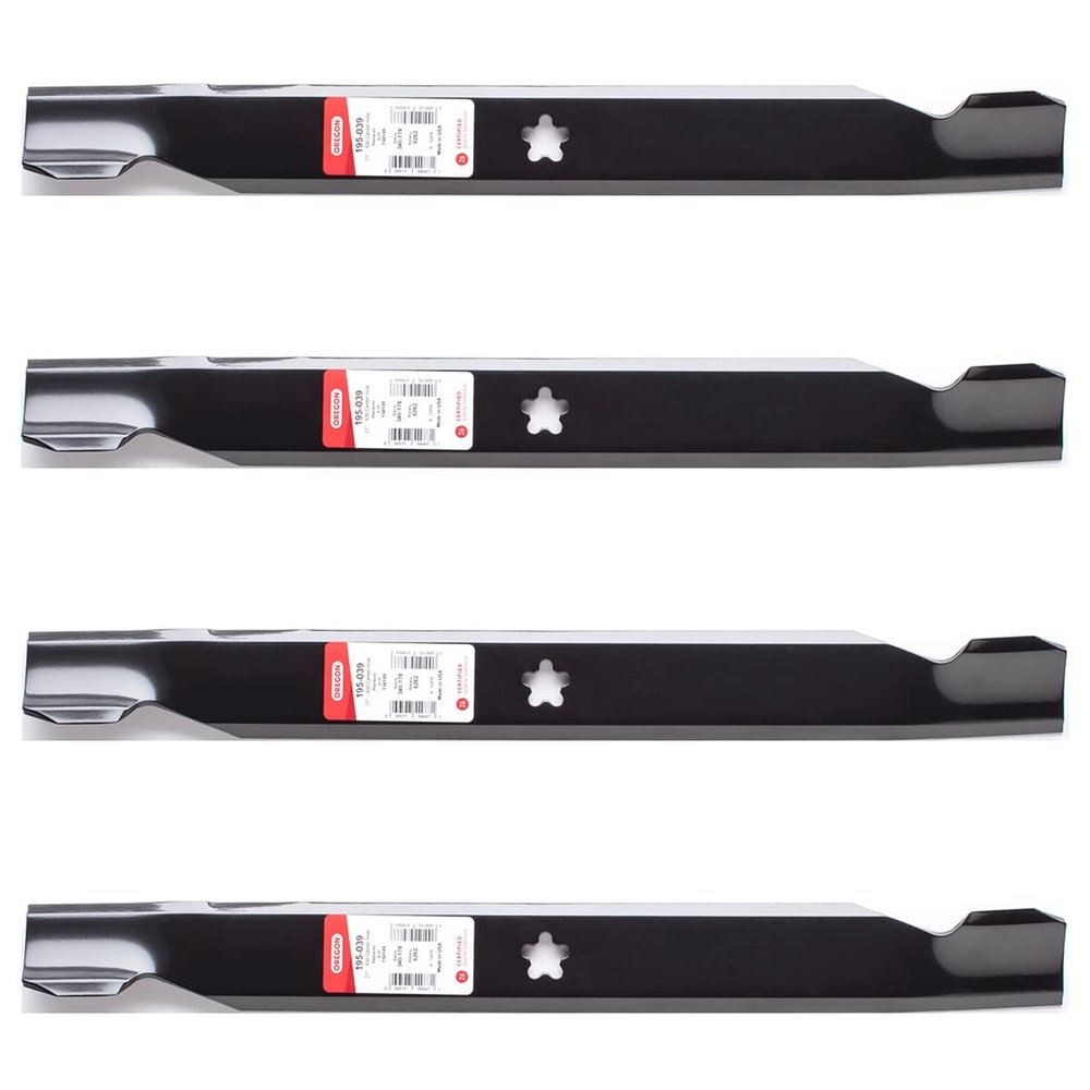 Oregon 4 Pack 195-039 Mower Blade Fits Dixon 532138971