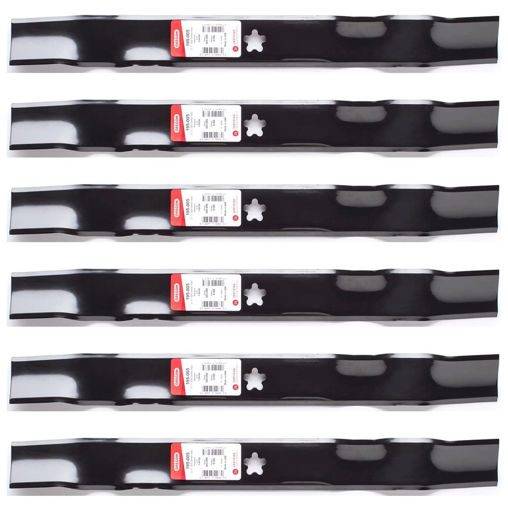 Oregon 6 Pack 195-005 Mower Blade Fits Husqvarna 510417901 532131323