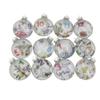 12ct Clear 'The Twelve Days of Christmas' Glass Disc Ornaments 3" view 2