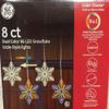 GE Color Choice 8 Count Multi-Function Color Changing Mini LED Snowflakes view 1