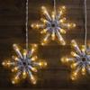 GE Color Choice 8 Count Multi-Function Color Changing Mini LED Snowflakes view 3