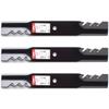 Oregon 3 Pack 96-344 Mower Blade Gator G3 Great Dane D18037 GDU10231 view 1
