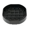 HUBERT Beverage Drip Tray Black Octagonal Melamine - 4" x 4" view 1