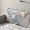 TALSOFA Grey Cotton Sofa Cover, Multi-Size Diamond Lattice Printed Thick Non-Slip Sofa Pad, Can Be Used for Pet Dog Segmented Sofa Cover (1Pc),70x150cm view 4