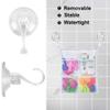 2PCS Wreath Hanger, Suction Cup Hooks with Key Lock, Heavy Duty Vacuum Wall Window Shower Suction Cup Hook and Wreath Hanger for Front Door, Wreath Holders, Plastic Hook Cup Holds up to 22 Lbs view 3