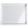HUBERT White Melamine Tray with Handles - 17 1/2" L x 14 1/2" W x 2" H view 2