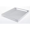 HUBERT White Melamine Tray with Handles - 17 1/2" L x 14 1/2" W x 2" H view 3