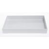 HUBERT White Melamine Tray - 13 3/4"L x 9 3/4"W x 1 3/4"H view 1