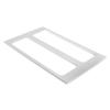 HUBERT Half Long Size White Cold Tile - 21" L x 12 3/4" W view 2
