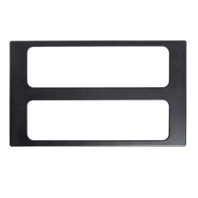 HUBERT Half Long Size Black Cold Tile - 21" L x 12 3/4" W