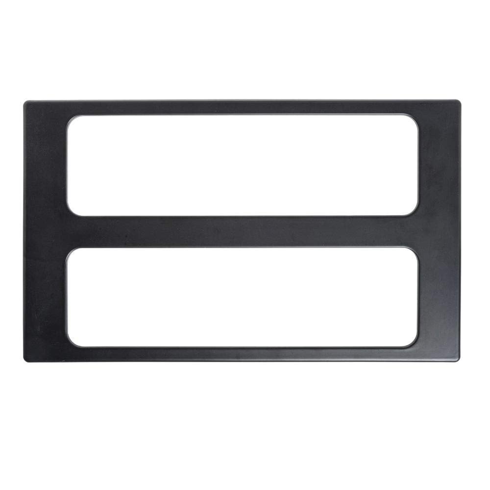HUBERT Half Long Size Black Cold Tile - 21" L x 12 3/4" W