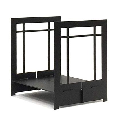Design Specialties Fireplace Log Basket (Textured Black (Craftsman))