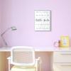 Stupell Industries Best Little Girl Family Kids Home Inspirational Word, Design by Artist Daphne Polselli Wall Art, 16 x 20, Grey Framed view 2
