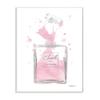 Stupell Industries Fashion Designer Pink Silver Perfume Watercolor Wall Plaque, 10x15, Multi-Color view 1