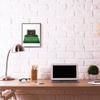 Stupell Industries 'Fashion Designer Purse Bookstack Green Black Watercolor ', Framed Giclee Art, Black, 11 x 14 Inches, Easy to Hang and Sturdy, Made in USA, by Amanda Greenwood view 3