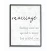 Stupell Industries Marriage Someone Special to Annoy Funny Family Home Word Design Framed Wall Art, 24x30, Black view 1