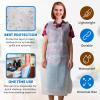 APQ Supply Pack of 1000 White Poly Disposable Aprons 28 x 46. Thickness 1 Mil. Low Density Polyethylene 28x46. Safety Aprons for Food Handling, Food Service, Cleaning, Maintenance. Wholesale price view 4