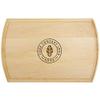 Center Logo-Wooden Cutting Board for Kitchen Juice Groove Natural Custom Engraved in USA, Chef Gift Business Gift Restaurant Opening Gift Coworker Gift Appreciation Gift New Home (Maple 10.5x16 Inch) view 1