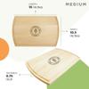 Center Logo-Wooden Cutting Board for Kitchen Juice Groove Natural Custom Engraved in USA, Chef Gift Business Gift Restaurant Opening Gift Coworker Gift Appreciation Gift New Home (Maple 10.5x16 Inch) view 2