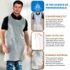 APQ Supply Pack of 1000 White Poly Disposable Aprons 28 x 42. Thickness 1 Mil. Low Density Polyethylene 28x42. Safety Aprons for Food Handling, Food Service, Cleaning, Maintenance. Wholesale price view 3