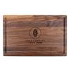 Center Logo-Personalized Wooden Cutting Board for Kitchen Juice Groove Natural Custom Engraved in USA, Corporate Restaurant Souvenir, Seminar Coworker Boss Appreciation (Walnut 11x17) view 1